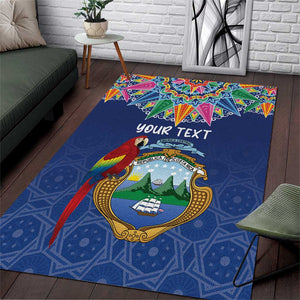 Pura Vida Costa Rica Personalized Area Rug Oxcart Ornate Inspired - African Pride
