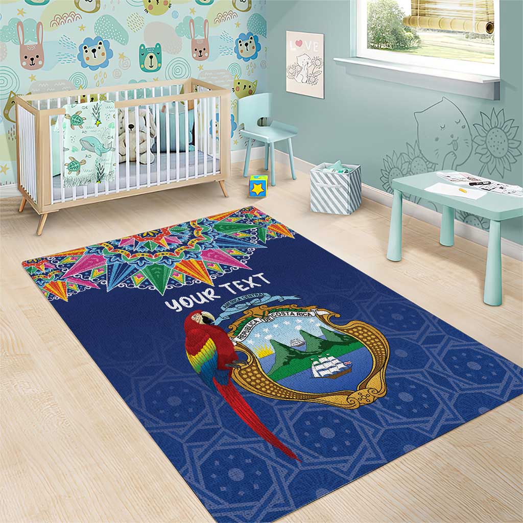 Pura Vida Costa Rica Personalized Area Rug Oxcart Ornate Inspired - African Pride