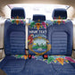 Pura Vida Costa Rica Personalized Back Car Seat Cover Oxcart Ornate Inspired - African Pride