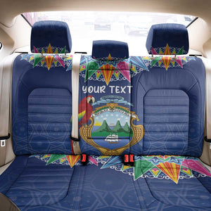 Pura Vida Costa Rica Personalized Back Car Seat Cover Oxcart Ornate Inspired - African Pride