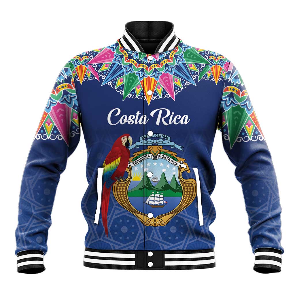 Pura Vida Costa Rica Personalized Baseball Jacket Oxcart Ornate Inspired - African Pride