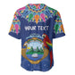Pura Vida Costa Rica Personalized Baseball Jersey Oxcart Ornate Inspired - African Pride