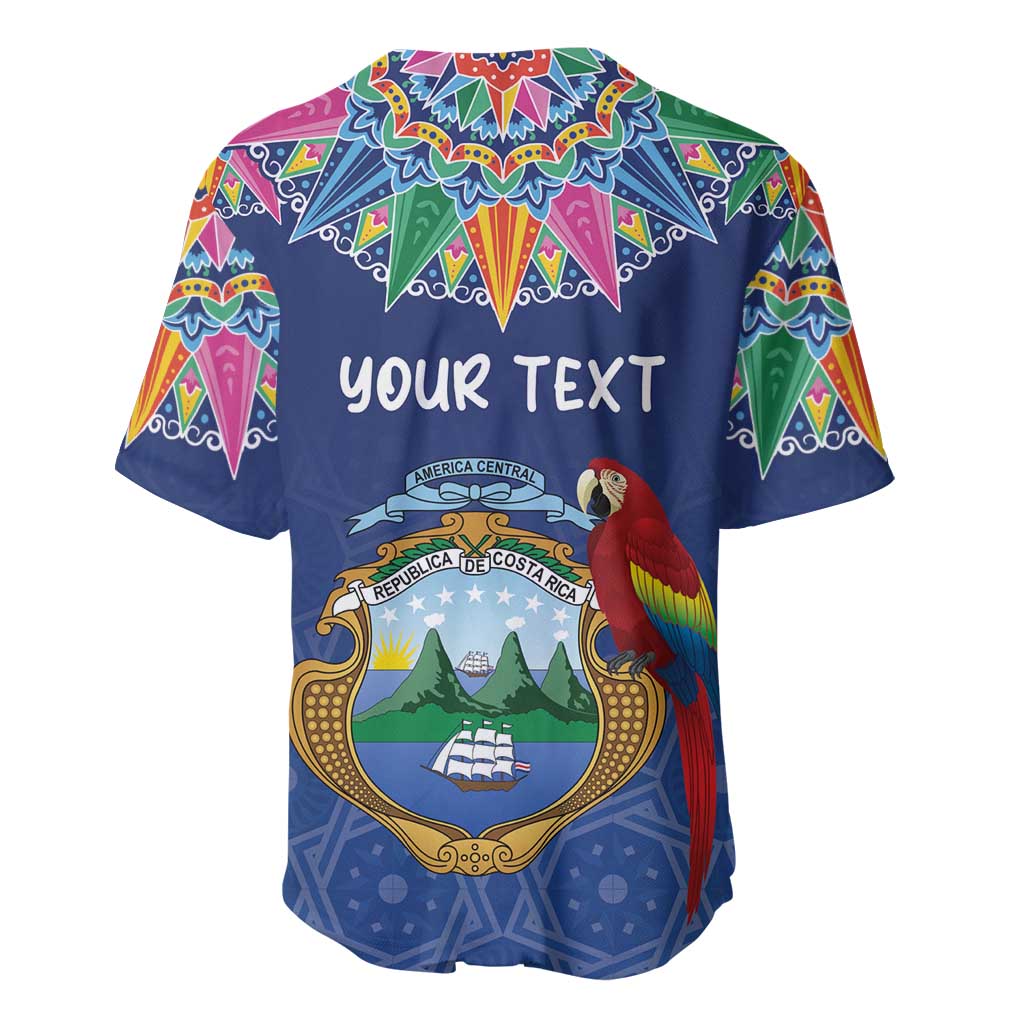 Pura Vida Costa Rica Personalized Baseball Jersey Oxcart Ornate Inspired - African Pride