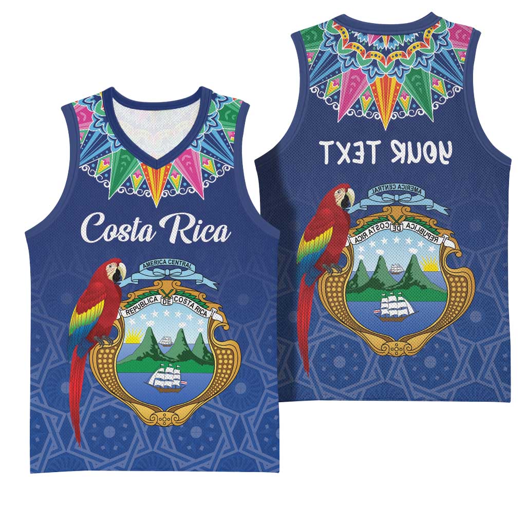 Pura Vida Costa Rica Personalized Basketball Jersey Oxcart Ornate Inspired - African Pride