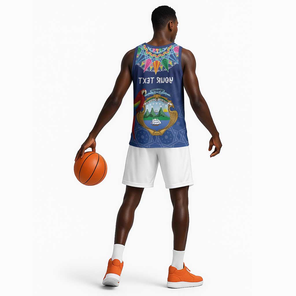 Pura Vida Costa Rica Personalized Basketball Jersey Oxcart Ornate Inspired - African Pride