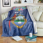 Pura Vida Costa Rica Personalized Blanket Oxcart Ornate Inspired - African Pride