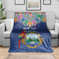 Pura Vida Costa Rica Personalized Blanket Oxcart Ornate Inspired - African Pride