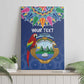 Pura Vida Costa Rica Personalized Canvas Wall Art Oxcart Ornate Inspired - African Pride