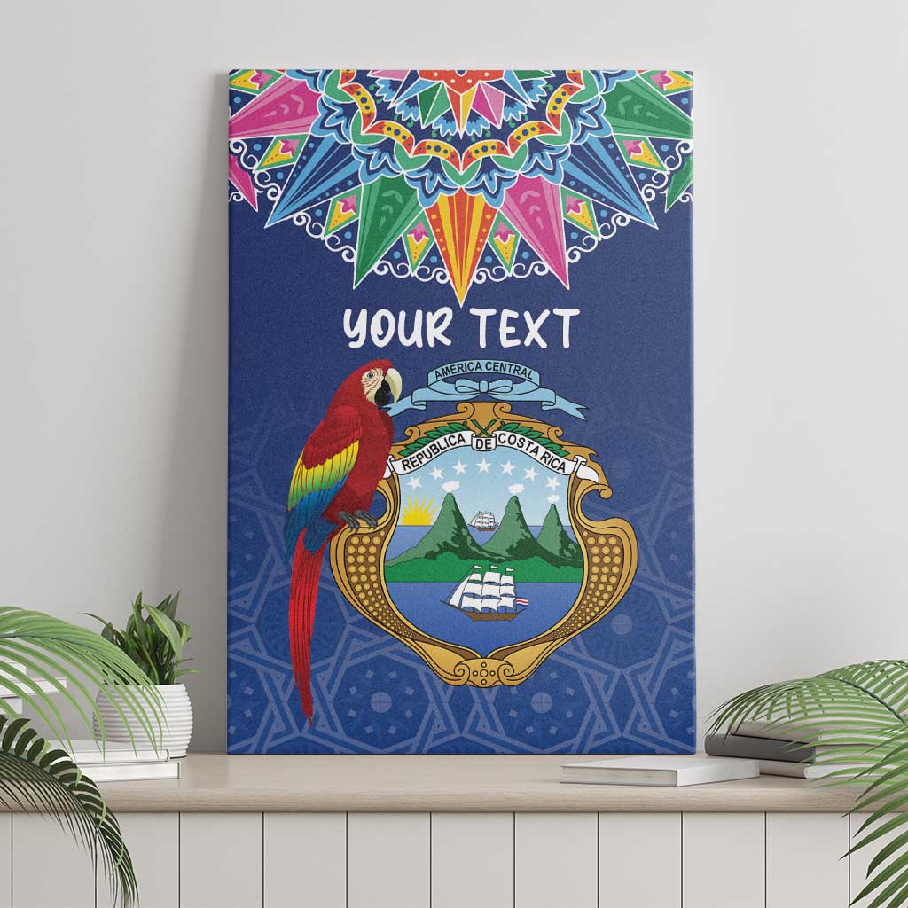 Pura Vida Costa Rica Personalized Canvas Wall Art Oxcart Ornate Inspired - African Pride