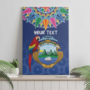 Pura Vida Costa Rica Personalized Canvas Wall Art Oxcart Ornate Inspired - African Pride