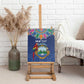 Pura Vida Costa Rica Personalized Canvas Wall Art Oxcart Ornate Inspired - African Pride