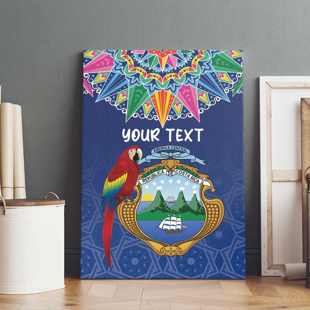 Pura Vida Costa Rica Personalized Canvas Wall Art Oxcart Ornate Inspired - African Pride