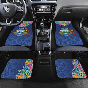 Pura Vida Costa Rica Personalized Car Mats Oxcart Ornate Inspired - African Pride