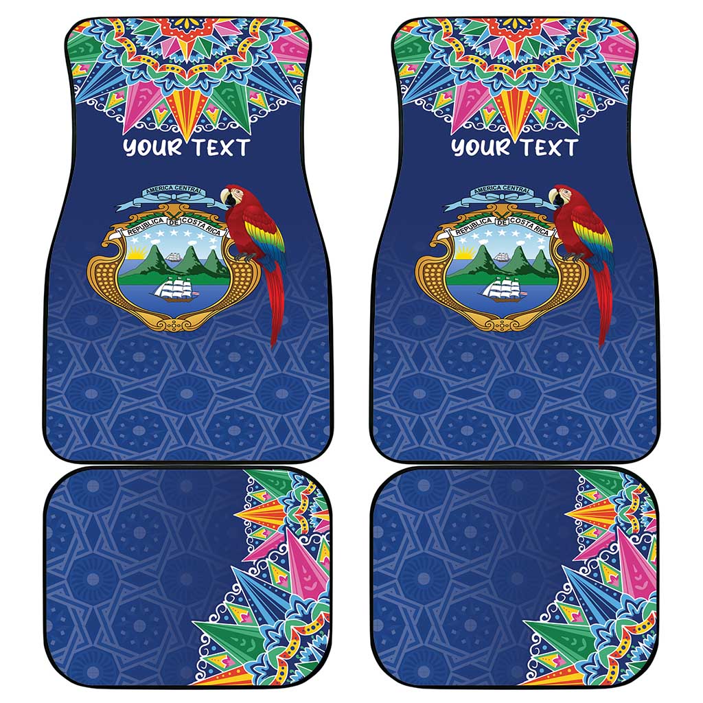 Pura Vida Costa Rica Personalized Car Mats Oxcart Ornate Inspired - African Pride
