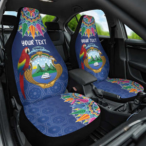 Pura Vida Costa Rica Personalized Car Seat Cover Oxcart Ornate Inspired - African Pride