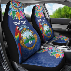 Pura Vida Costa Rica Personalized Car Seat Cover Oxcart Ornate Inspired - African Pride