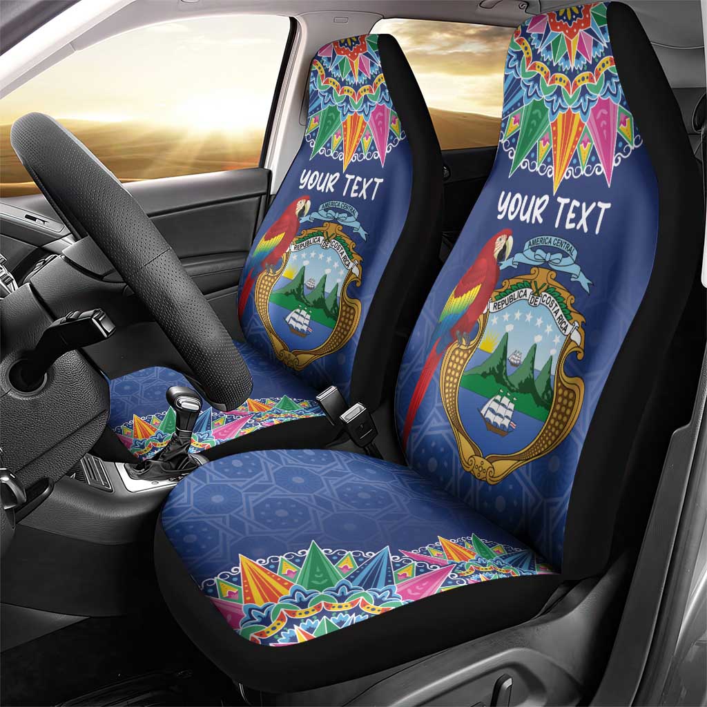 Pura Vida Costa Rica Personalized Car Seat Cover Oxcart Ornate Inspired - African Pride