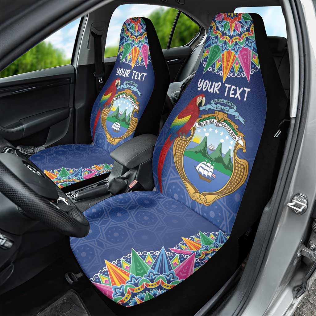 Pura Vida Costa Rica Personalized Car Seat Cover Oxcart Ornate Inspired - African Pride