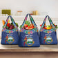 Pura Vida Costa Rica Personalized Grocery Bag Oxcart Ornate Inspired - African Pride