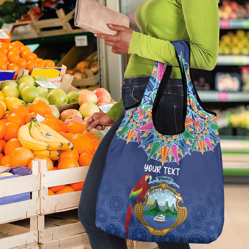 Pura Vida Costa Rica Personalized Grocery Bag Oxcart Ornate Inspired - African Pride