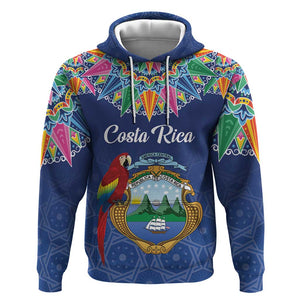 Pura Vida Costa Rica Personalized Hoodie Oxcart Ornate Inspired - African Pride