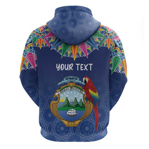 Pura Vida Costa Rica Personalized Hoodie Oxcart Ornate Inspired - African Pride