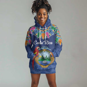 Pura Vida Costa Rica Personalized Hoodie Dress Oxcart Ornate Inspired - African Pride