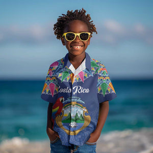 Pura Vida Costa Rica Personalized Kid Hawaiian Shirt Oxcart Ornate Inspired - African Pride
