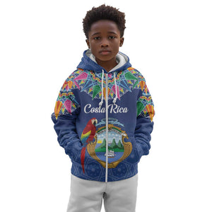 Pura Vida Costa Rica Personalized Kid Hoodie Oxcart Ornate Inspired - African Pride