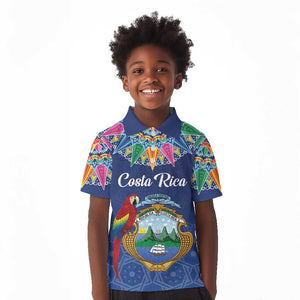 Pura Vida Costa Rica Personalized Kid Polo Shirt Oxcart Ornate Inspired - African Pride