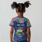Pura Vida Costa Rica Personalized Kid T shirt Oxcart Ornate Inspired - African Pride