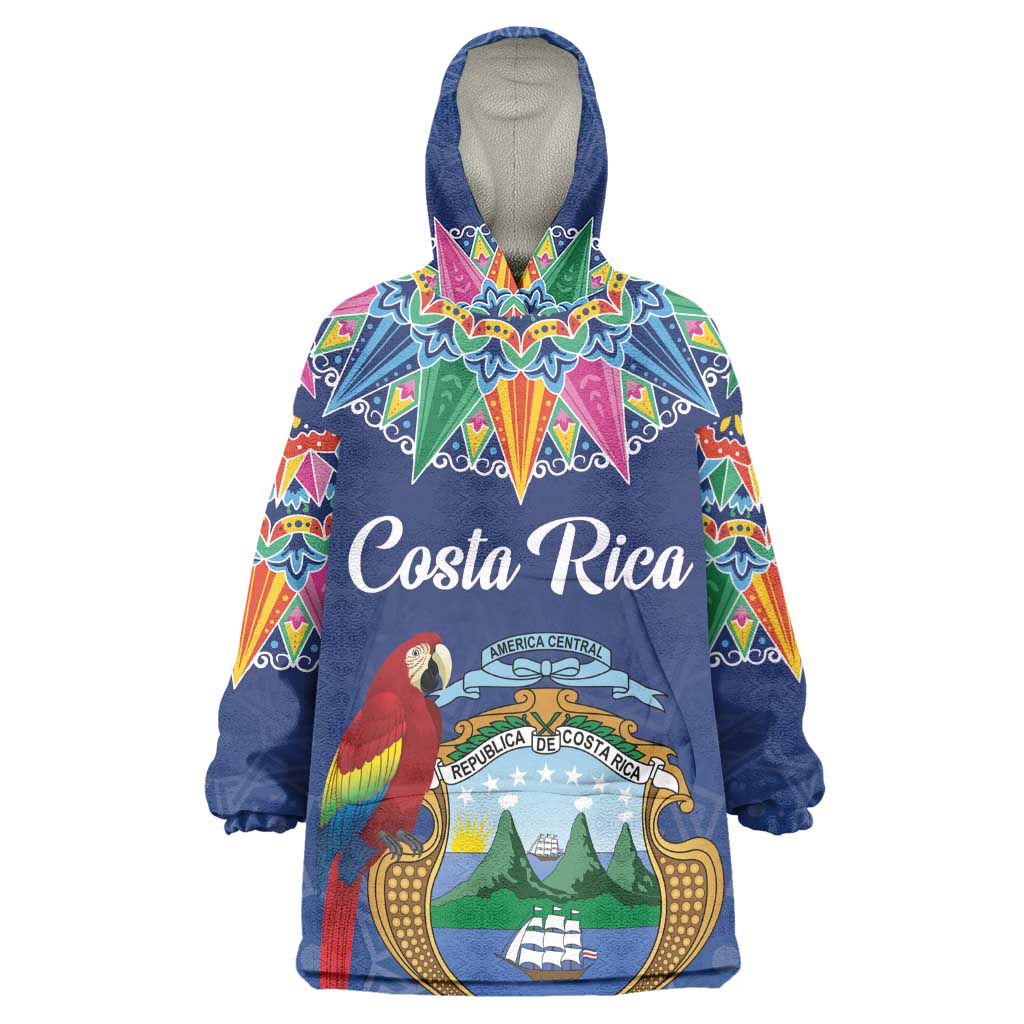 Pura Vida Costa Rica Personalized Kid Wearable Blanket Hoodie Oxcart Ornate Inspired - African Pride