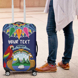 Pura Vida Costa Rica Personalized Luggage Cover Oxcart Ornate Inspired - African Pride