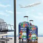 Pura Vida Costa Rica Personalized Luggage Cover Oxcart Ornate Inspired - African Pride