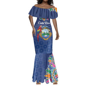 Pura Vida Costa Rica Personalized Mermaid Dress Oxcart Ornate Inspired - African Pride