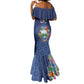 Pura Vida Costa Rica Personalized Mermaid Dress Oxcart Ornate Inspired - African Pride