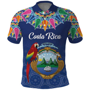 Pura Vida Costa Rica Personalized Polo Shirt Oxcart Ornate Inspired - African Pride