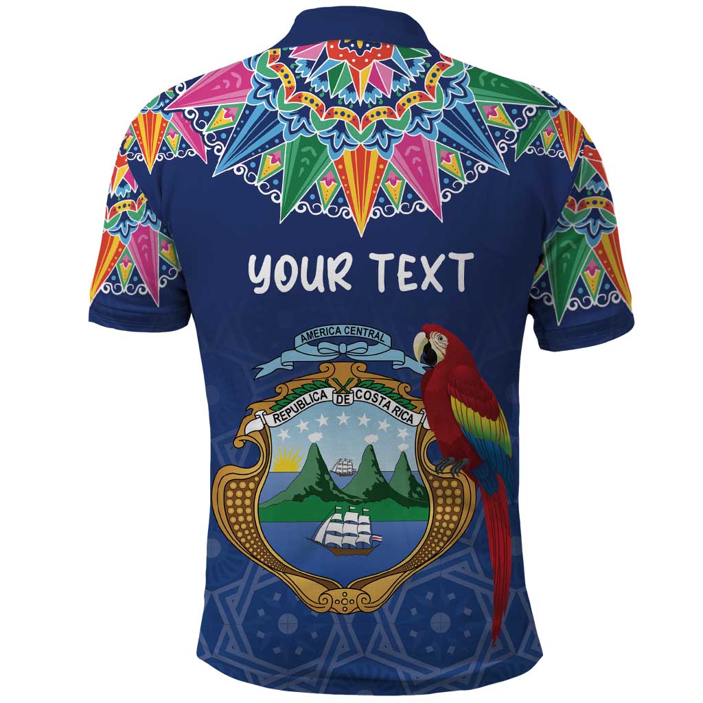 Pura Vida Costa Rica Personalized Polo Shirt Oxcart Ornate Inspired - African Pride