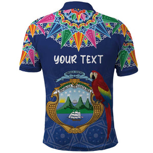 Pura Vida Costa Rica Personalized Polo Shirt Oxcart Ornate Inspired - African Pride