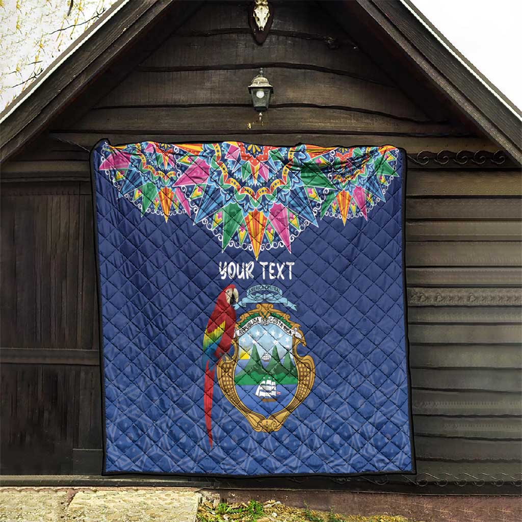 Pura Vida Costa Rica Personalized Quilt Oxcart Ornate Inspired - African Pride