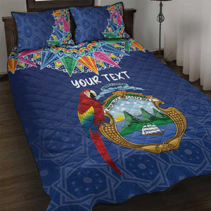 Pura Vida Costa Rica Personalized Quilt Bed Set Oxcart Ornate Inspired - African Pride