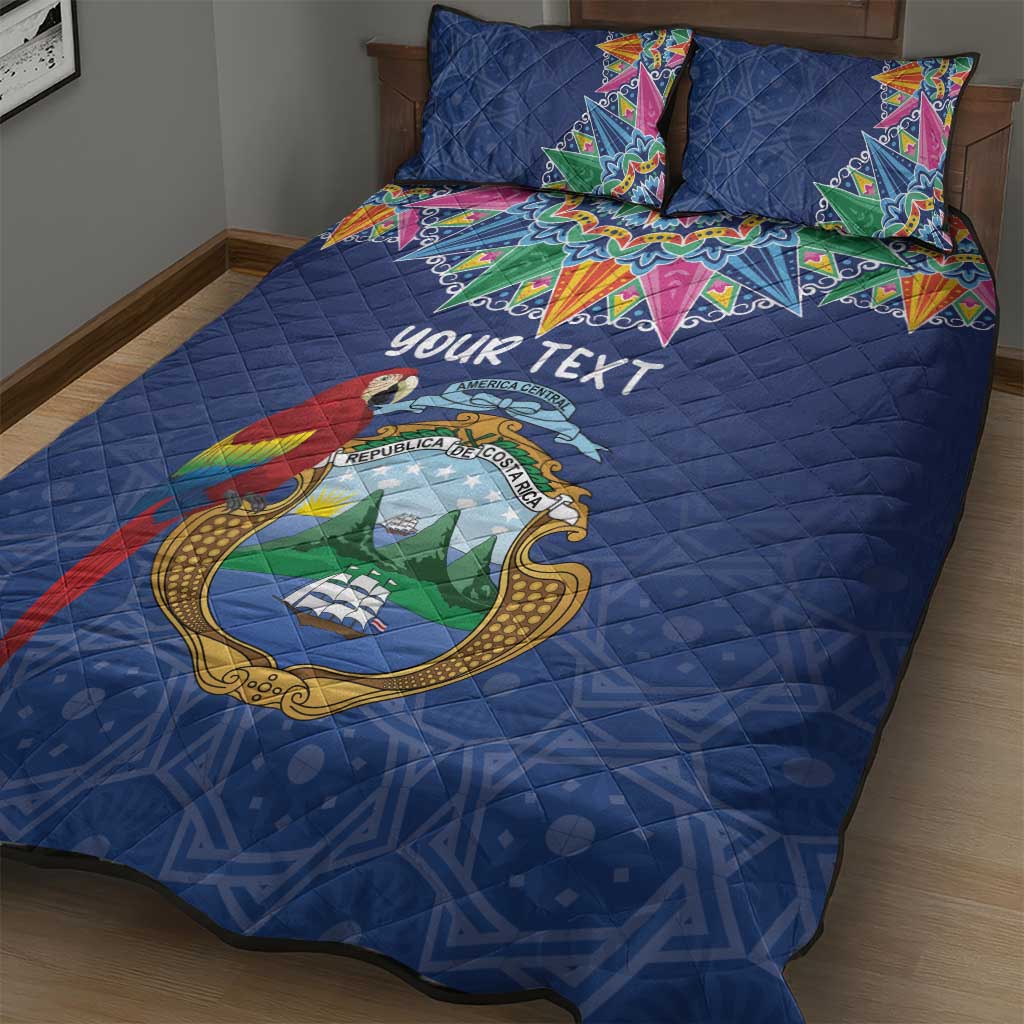 Pura Vida Costa Rica Personalized Quilt Bed Set Oxcart Ornate Inspired - African Pride