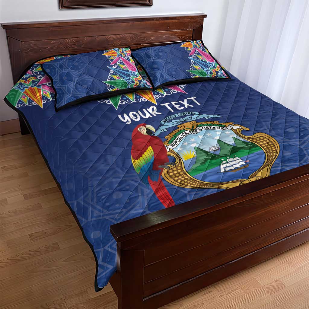 Pura Vida Costa Rica Personalized Quilt Bed Set Oxcart Ornate Inspired - African Pride