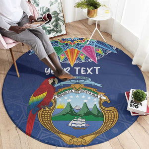 Pura Vida Costa Rica Personalized Round Carpet Oxcart Ornate Inspired - African Pride