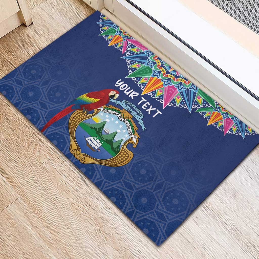 Pura Vida Costa Rica Personalized Rubber Doormat Oxcart Ornate Inspired - African Pride