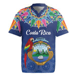 Pura Vida Costa Rica Personalized Rugby Jersey Oxcart Ornate Inspired - African Pride
