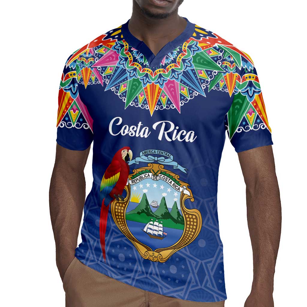 Pura Vida Costa Rica Personalized Rugby Jersey Oxcart Ornate Inspired - African Pride