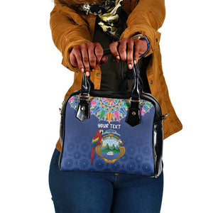 Pura Vida Costa Rica Personalized Shoulder Handbag Oxcart Ornate Inspired - African Pride