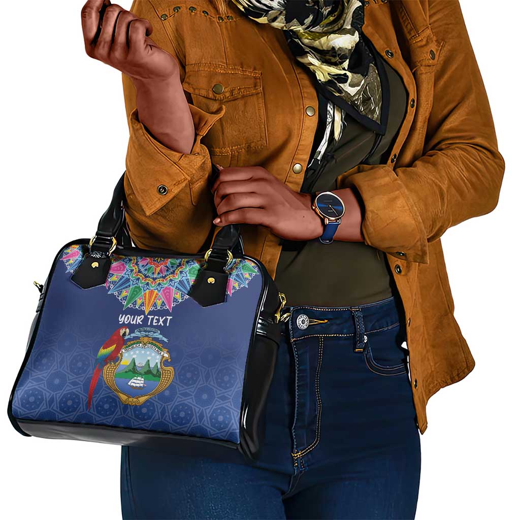 Pura Vida Costa Rica Personalized Shoulder Handbag Oxcart Ornate Inspired - African Pride