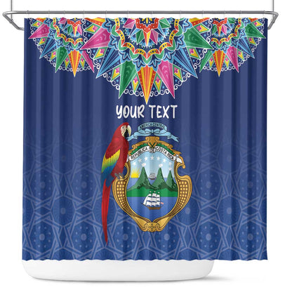 Pura Vida Costa Rica Personalized Shower Curtain Oxcart Ornate Inspired - African Pride